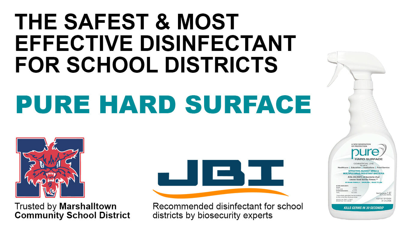 PURE - Safe and Effective Disinfectant for Schools